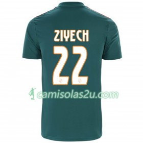 Camisolas de Futebol AFC Ajax Hakim Ziyech 22 Equipamento Alternativa 2019/20 Manga Curta